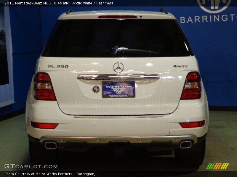 Arctic White / Cashmere 2011 Mercedes-Benz ML 350 4Matic