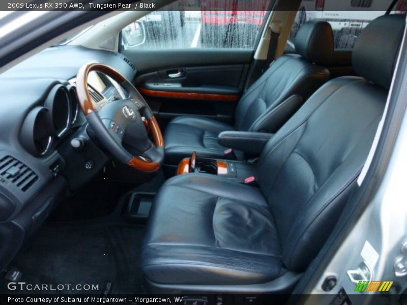Tungsten Pearl / Black 2009 Lexus RX 350 AWD