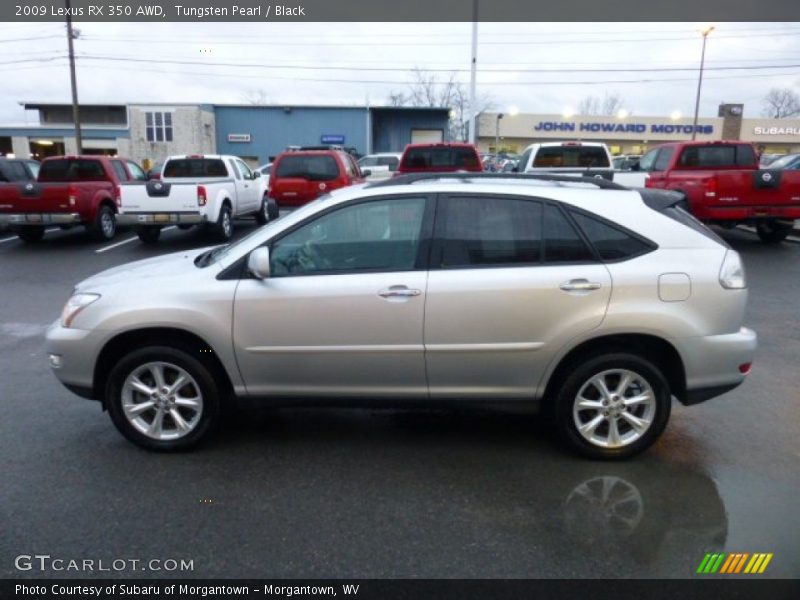 Tungsten Pearl / Black 2009 Lexus RX 350 AWD
