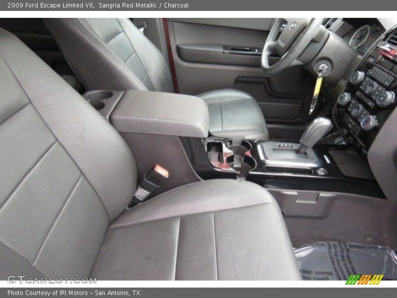 Sangria Red Metallic / Charcoal 2009 Ford Escape Limited V6