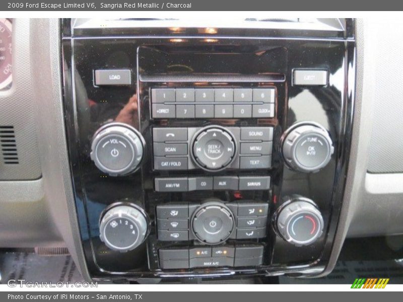 Sangria Red Metallic / Charcoal 2009 Ford Escape Limited V6