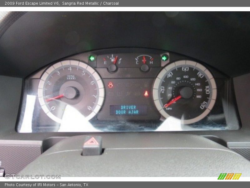 Sangria Red Metallic / Charcoal 2009 Ford Escape Limited V6