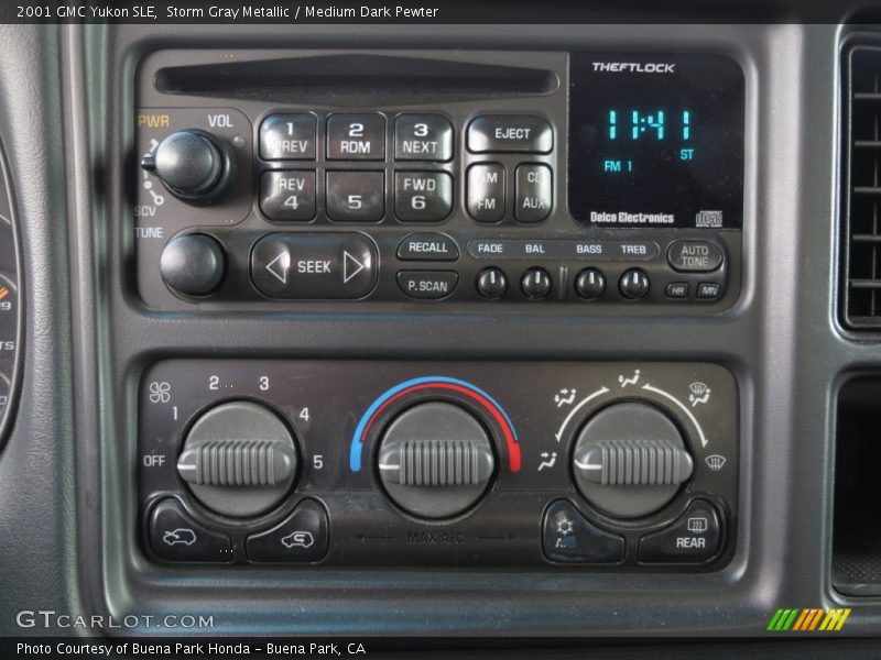 Controls of 2001 Yukon SLE