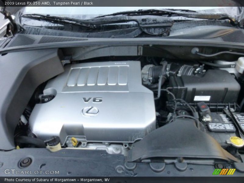 Tungsten Pearl / Black 2009 Lexus RX 350 AWD