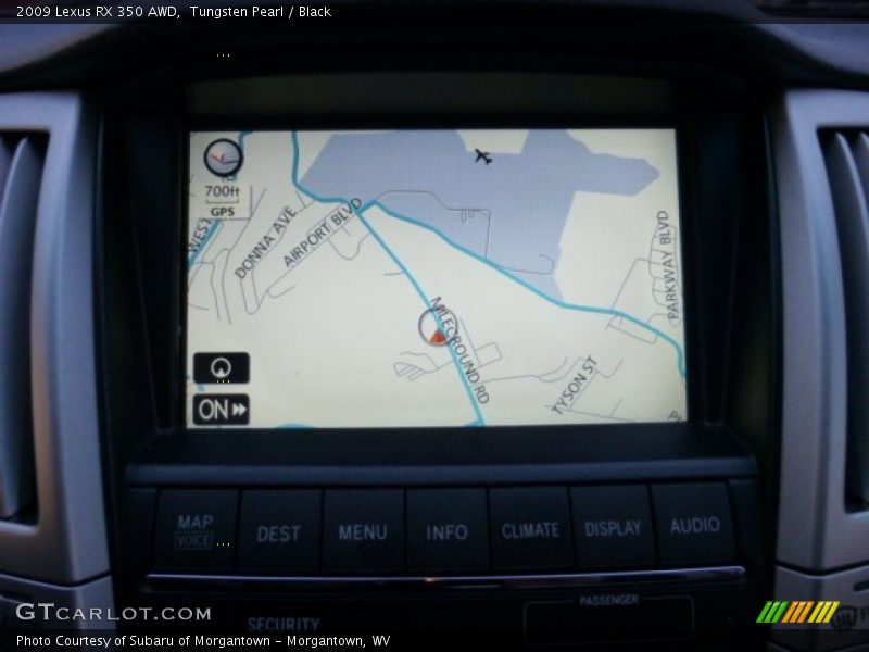 Tungsten Pearl / Black 2009 Lexus RX 350 AWD