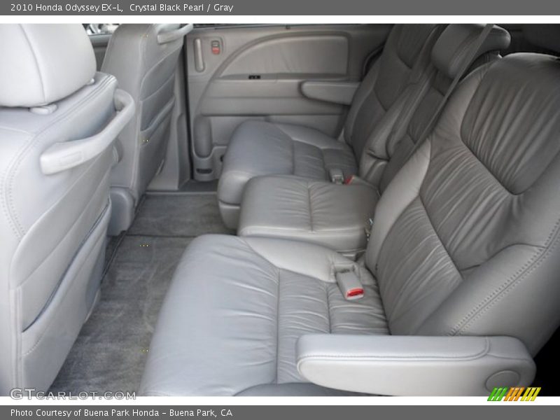 Crystal Black Pearl / Gray 2010 Honda Odyssey EX-L