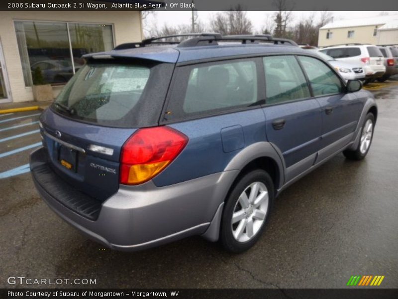 Atlantic Blue Pearl / Off Black 2006 Subaru Outback 2.5i Wagon