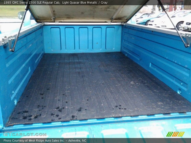 Light Quasar Blue Metallic / Gray 1993 GMC Sierra 1500 SLE Regular Cab