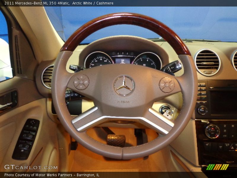 Arctic White / Cashmere 2011 Mercedes-Benz ML 350 4Matic