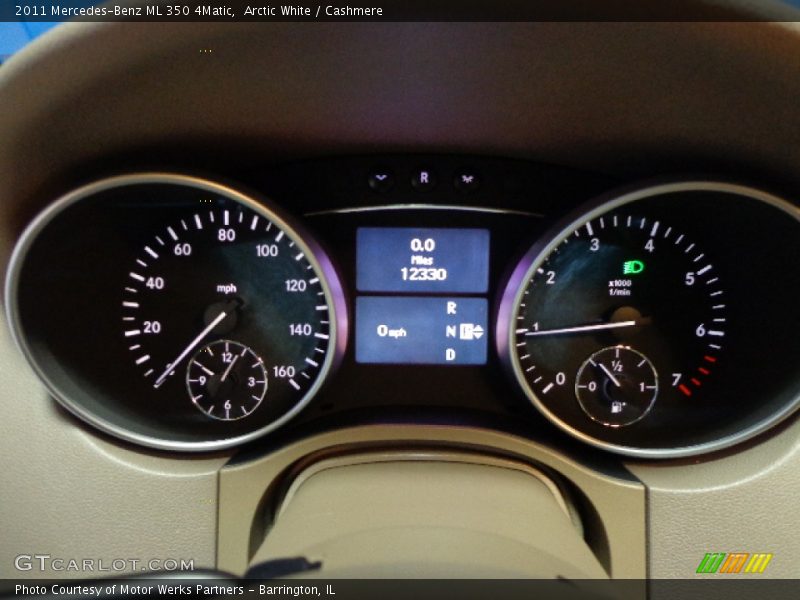Arctic White / Cashmere 2011 Mercedes-Benz ML 350 4Matic