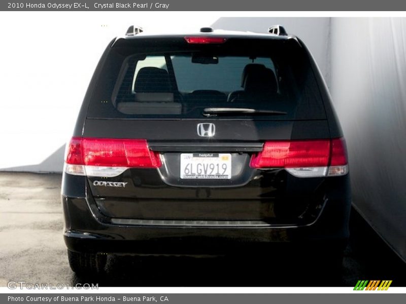 Crystal Black Pearl / Gray 2010 Honda Odyssey EX-L
