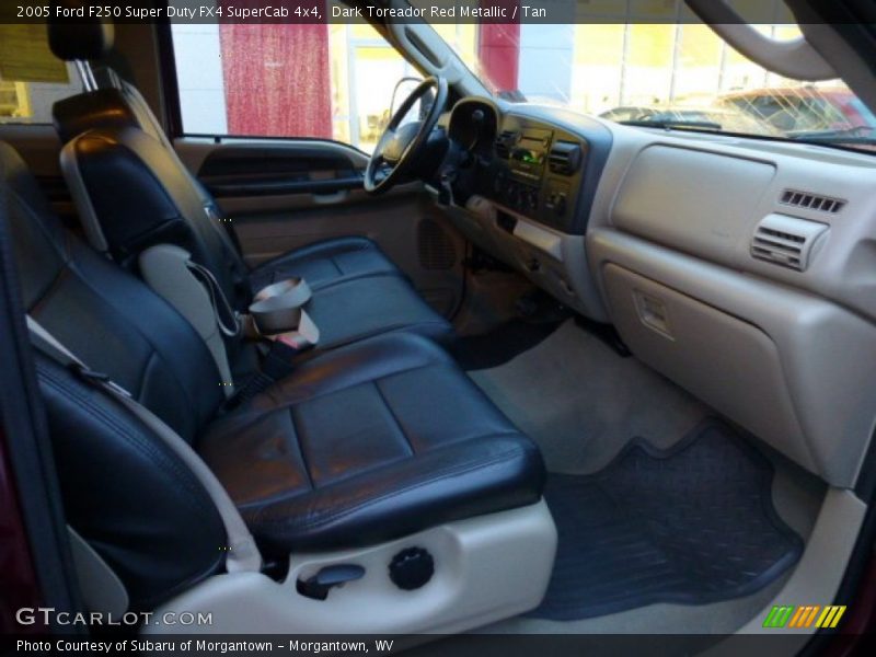 Dark Toreador Red Metallic / Tan 2005 Ford F250 Super Duty FX4 SuperCab 4x4