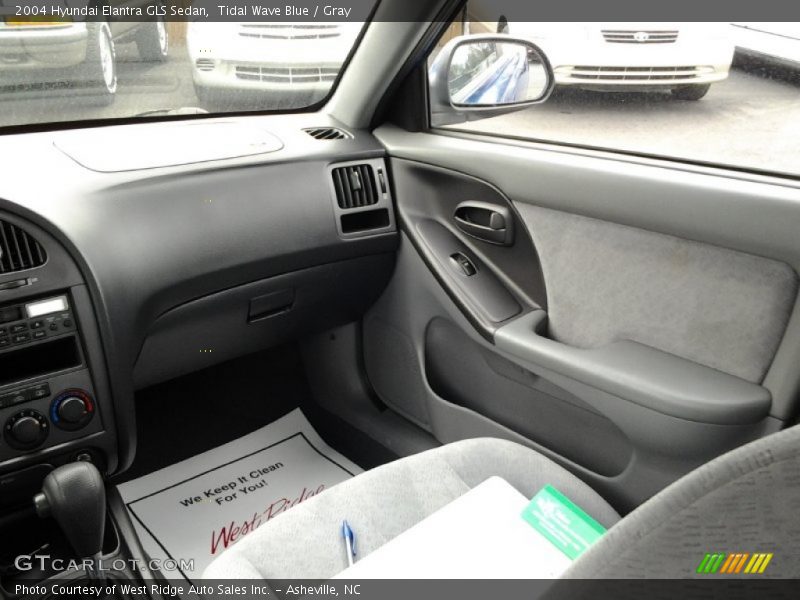 Tidal Wave Blue / Gray 2004 Hyundai Elantra GLS Sedan