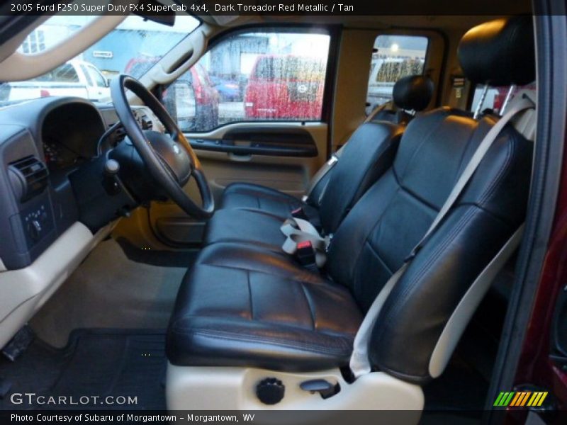 Dark Toreador Red Metallic / Tan 2005 Ford F250 Super Duty FX4 SuperCab 4x4