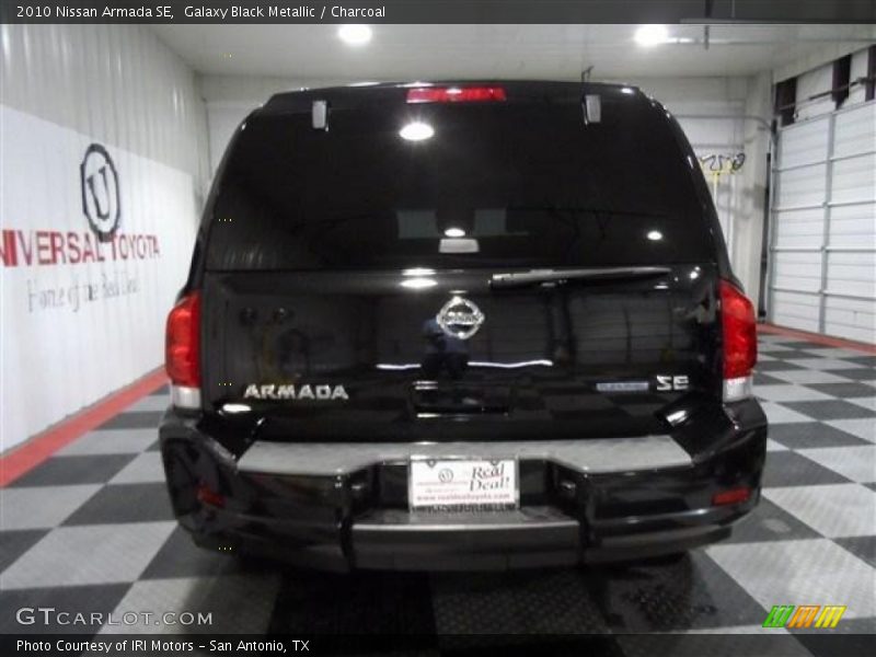 Galaxy Black Metallic / Charcoal 2010 Nissan Armada SE