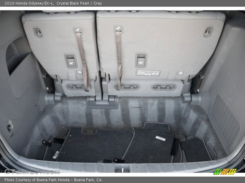 Crystal Black Pearl / Gray 2010 Honda Odyssey EX-L