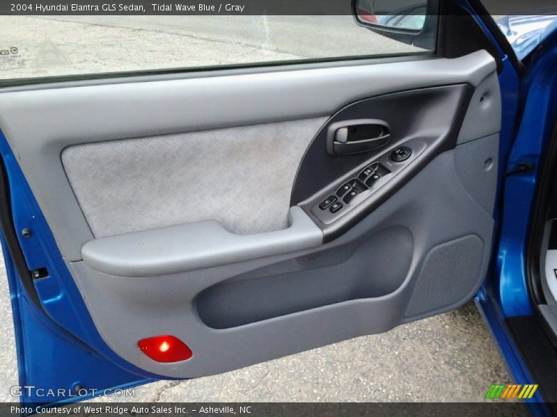 Tidal Wave Blue / Gray 2004 Hyundai Elantra GLS Sedan