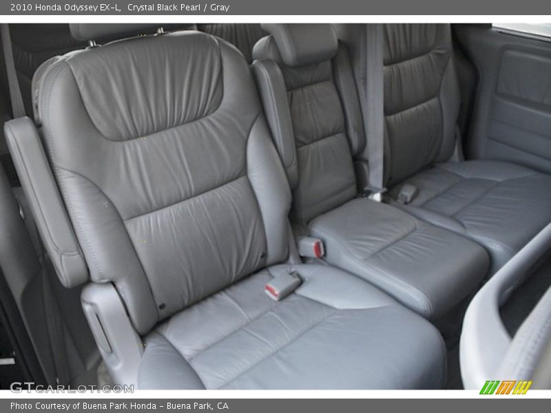 Crystal Black Pearl / Gray 2010 Honda Odyssey EX-L