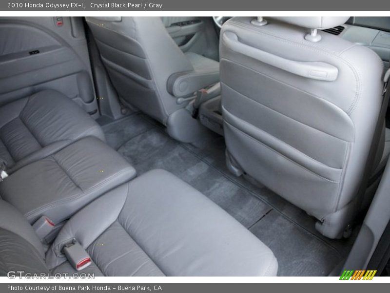Crystal Black Pearl / Gray 2010 Honda Odyssey EX-L