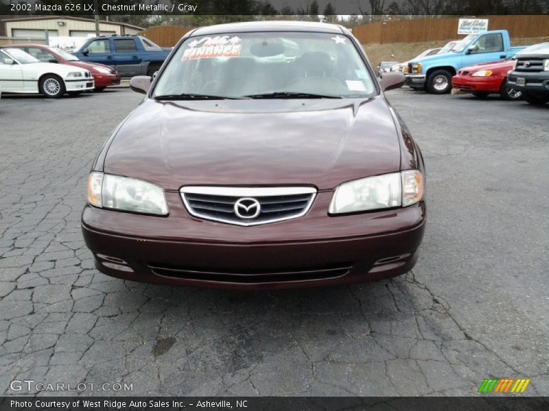 Chestnut Metallic / Gray 2002 Mazda 626 LX