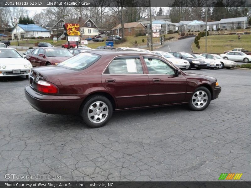 Chestnut Metallic / Gray 2002 Mazda 626 LX