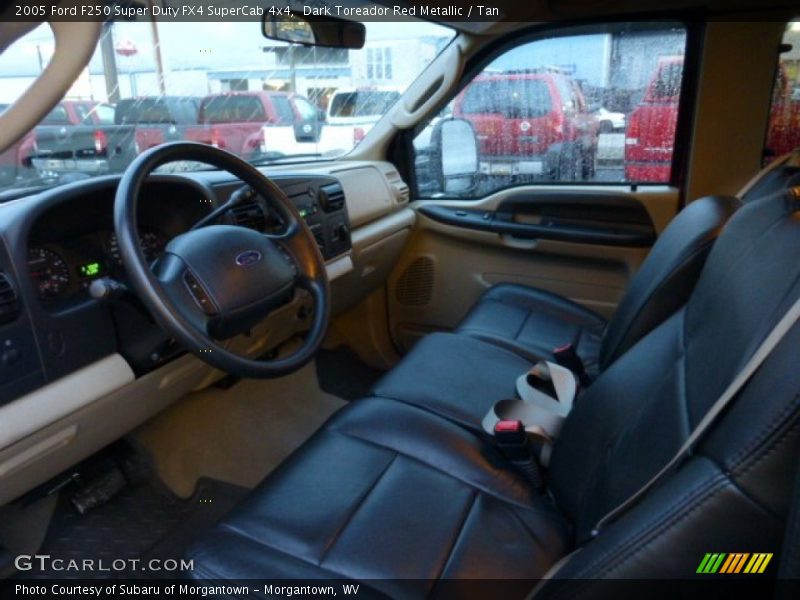 Dark Toreador Red Metallic / Tan 2005 Ford F250 Super Duty FX4 SuperCab 4x4