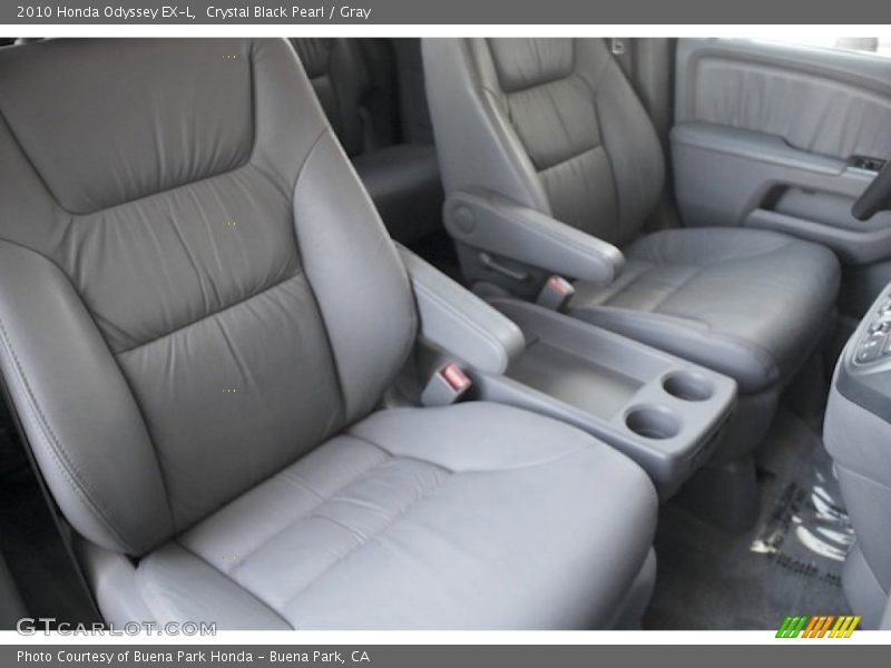 Crystal Black Pearl / Gray 2010 Honda Odyssey EX-L