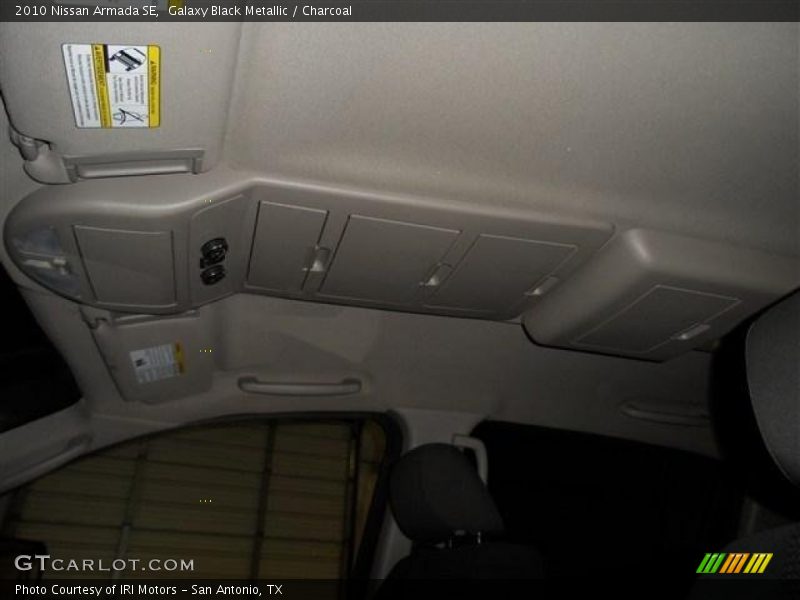 Galaxy Black Metallic / Charcoal 2010 Nissan Armada SE