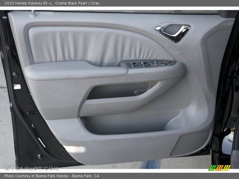 Crystal Black Pearl / Gray 2010 Honda Odyssey EX-L
