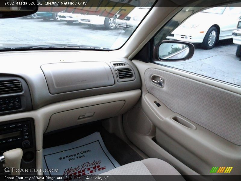 Chestnut Metallic / Gray 2002 Mazda 626 LX