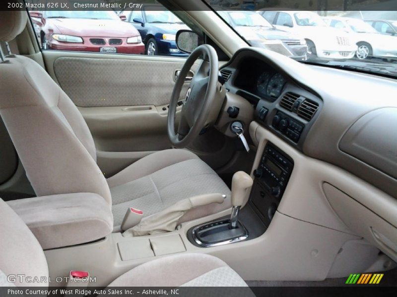 Chestnut Metallic / Gray 2002 Mazda 626 LX