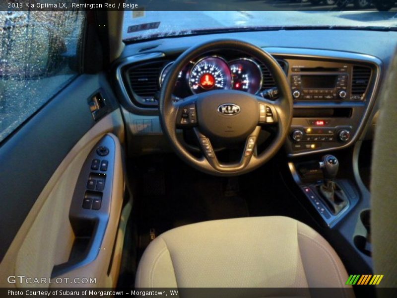 Remington Red / Beige 2013 Kia Optima LX