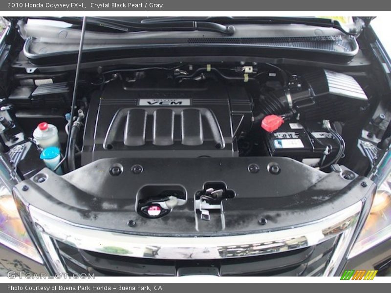 Crystal Black Pearl / Gray 2010 Honda Odyssey EX-L