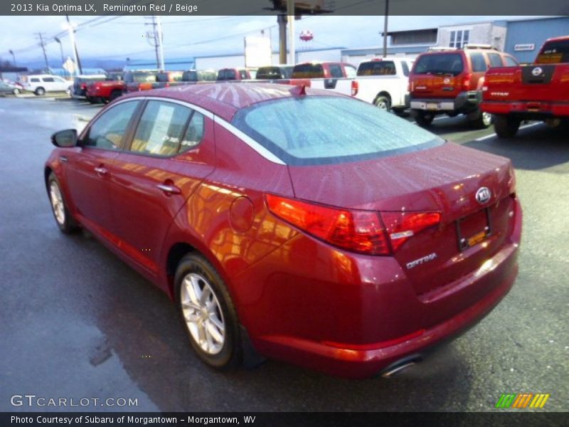 Remington Red / Beige 2013 Kia Optima LX