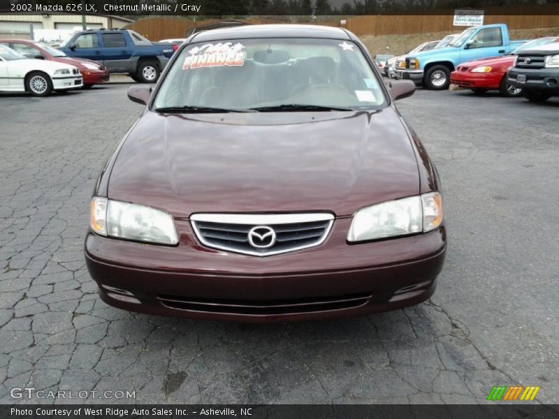 Chestnut Metallic / Gray 2002 Mazda 626 LX