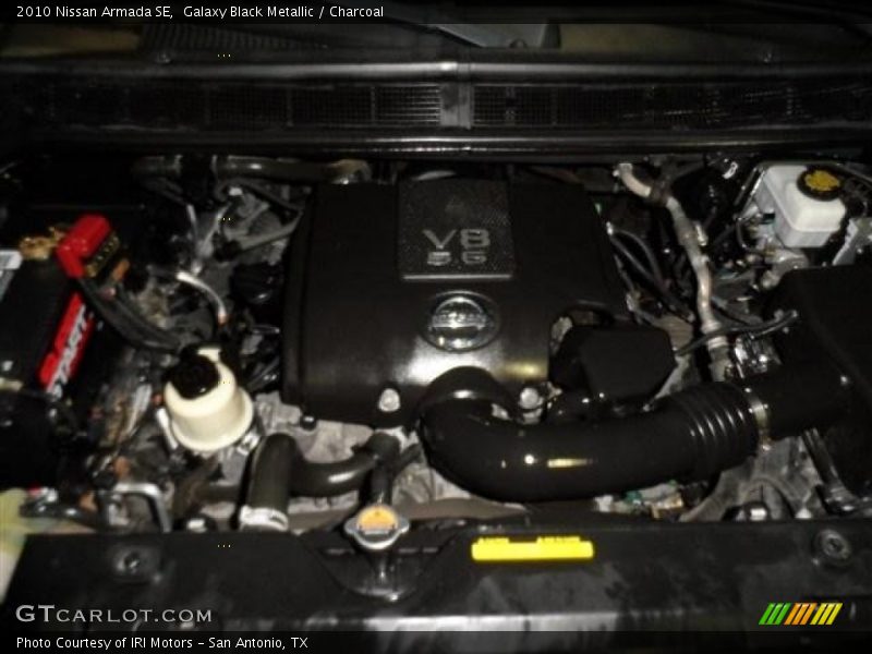 Galaxy Black Metallic / Charcoal 2010 Nissan Armada SE