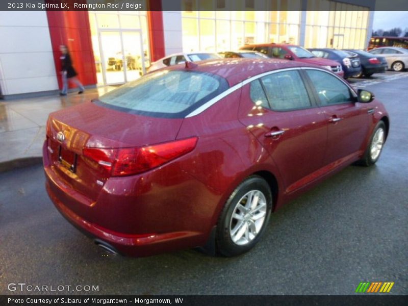 Remington Red / Beige 2013 Kia Optima LX