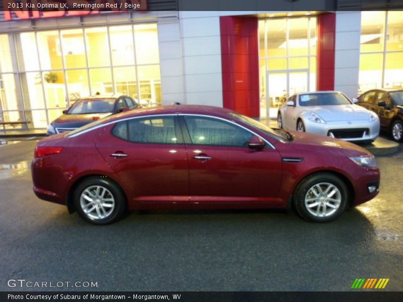 Remington Red / Beige 2013 Kia Optima LX