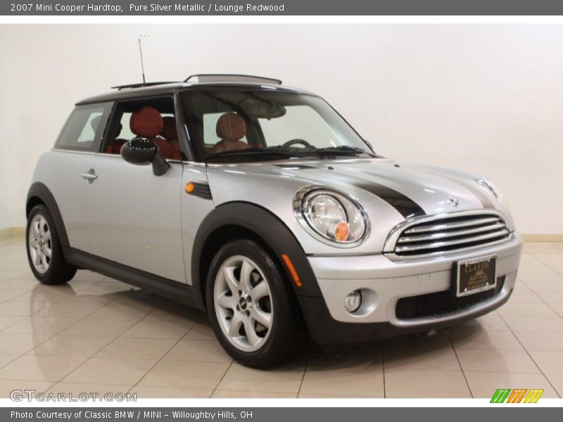 Pure Silver Metallic / Lounge Redwood 2007 Mini Cooper Hardtop