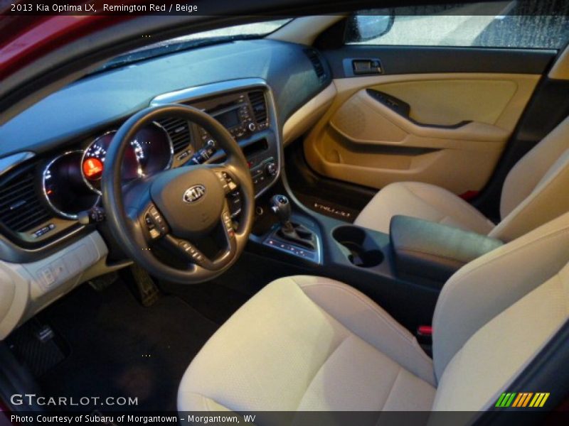 Remington Red / Beige 2013 Kia Optima LX
