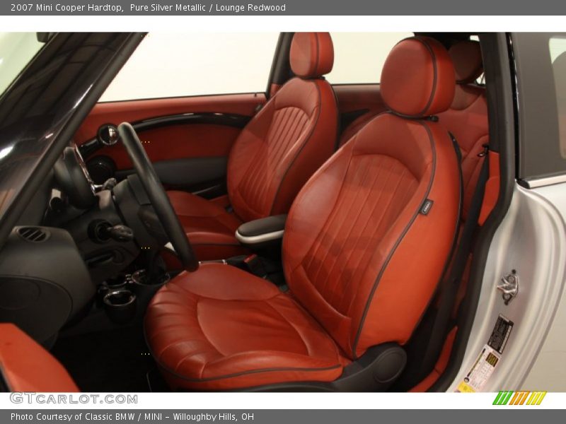 Pure Silver Metallic / Lounge Redwood 2007 Mini Cooper Hardtop