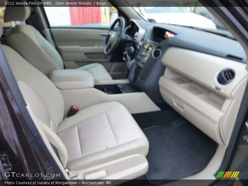 Front Seat of 2012 Pilot EX 4WD
