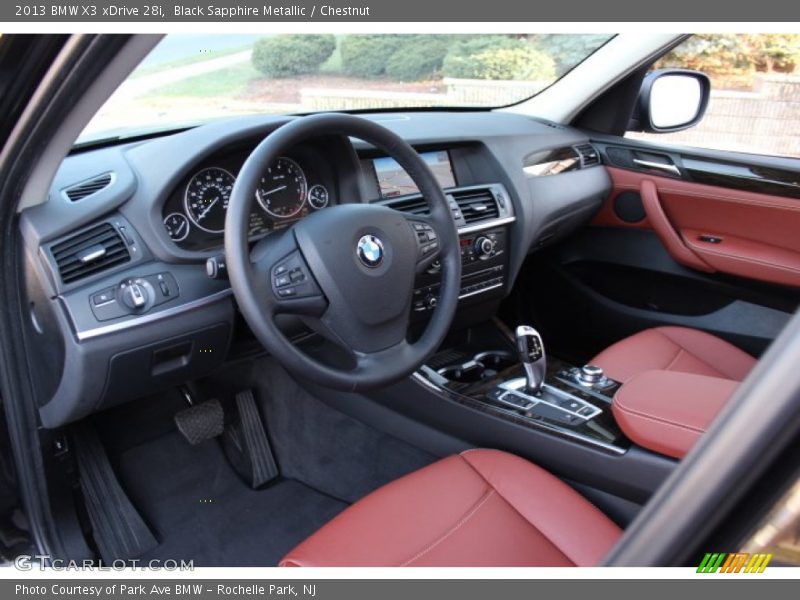 Chestnut Interior - 2013 X3 xDrive 28i 