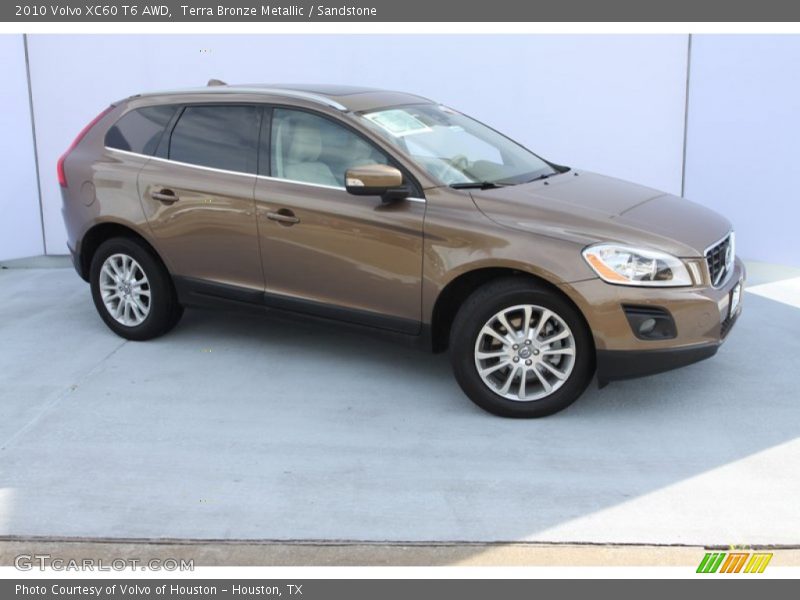 Terra Bronze Metallic / Sandstone 2010 Volvo XC60 T6 AWD