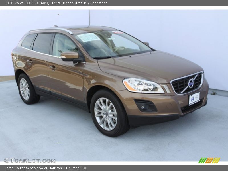 Terra Bronze Metallic / Sandstone 2010 Volvo XC60 T6 AWD