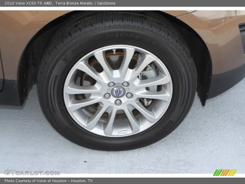 Terra Bronze Metallic / Sandstone 2010 Volvo XC60 T6 AWD