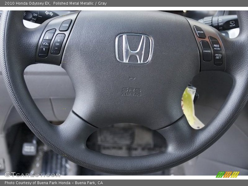 Polished Metal Metallic / Gray 2010 Honda Odyssey EX