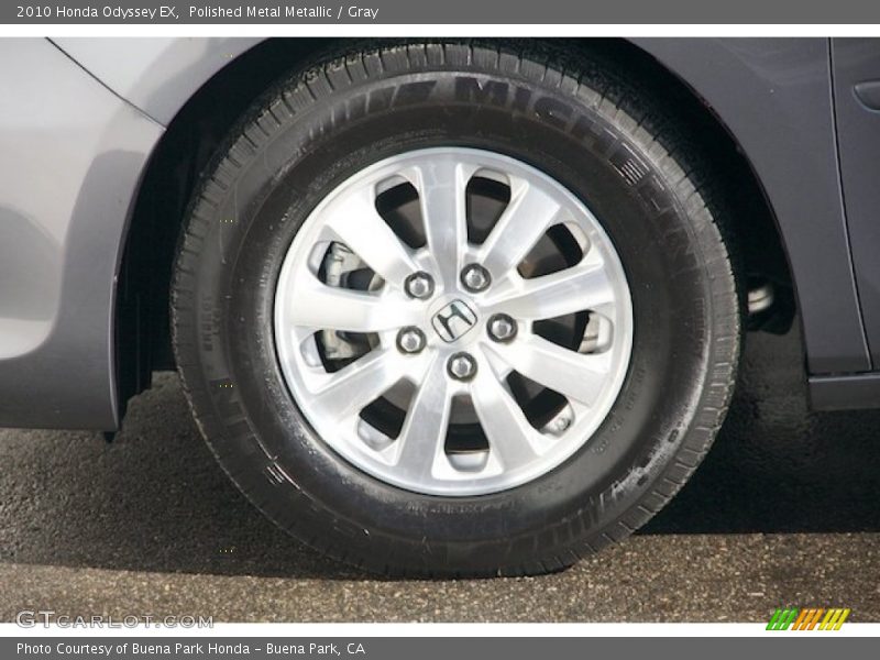 Polished Metal Metallic / Gray 2010 Honda Odyssey EX