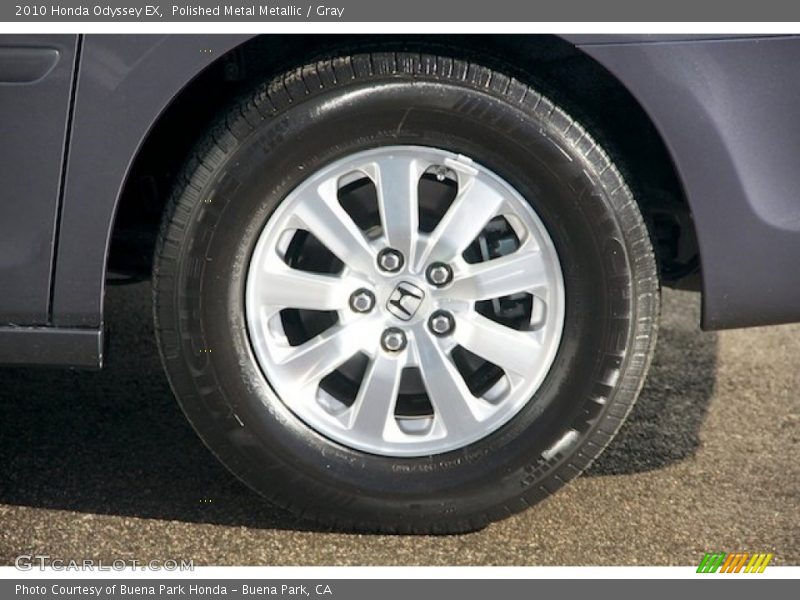 Polished Metal Metallic / Gray 2010 Honda Odyssey EX