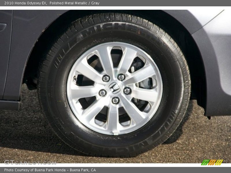 Polished Metal Metallic / Gray 2010 Honda Odyssey EX